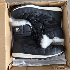Sorel Whitney Short Lace Faux Fur Bootie Size 8